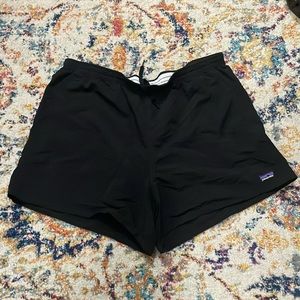 Patagonia baggies shorts, color black, size XL
